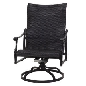 Gensun Michigan Woven Swivel Rocker Lounge Chair High Back 70140024