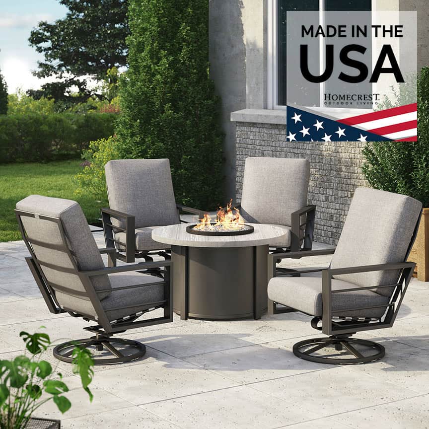 Homecrest Sutton Cushion Aluminum Lifestyle 2