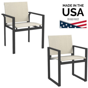 Homecrest Allure Sling Dining Chair Stackable Main 11370 12370