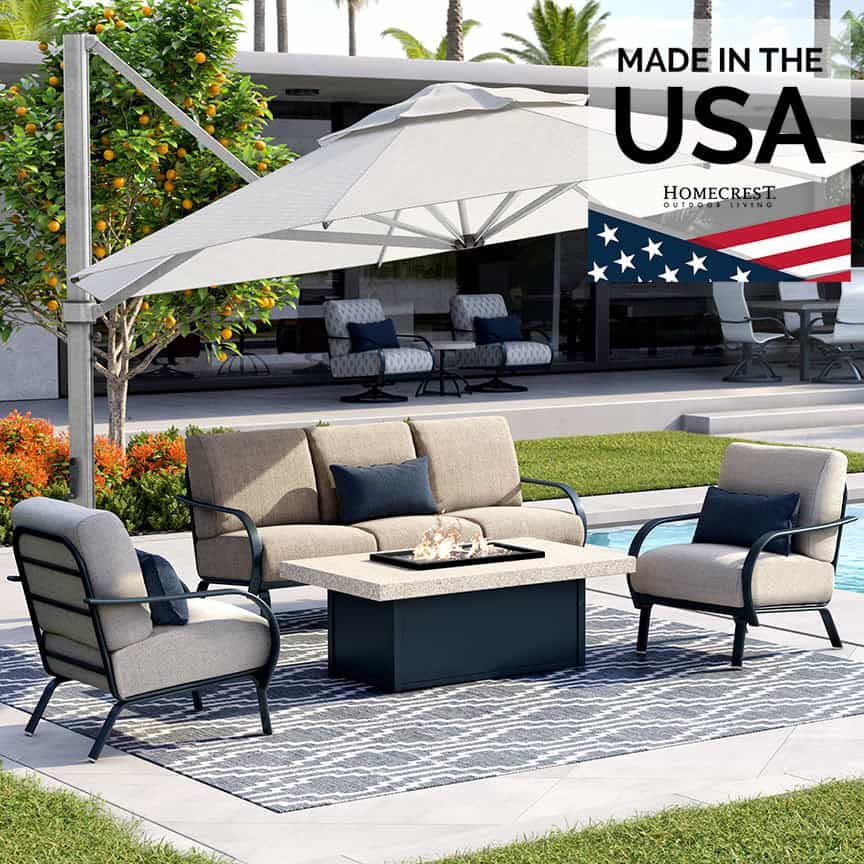 Homecrest Anthem Cushion Aluminum Lifestyle 1