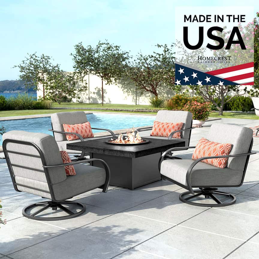 Homecrest Anthem Cushion Aluminum Lifestyle 2