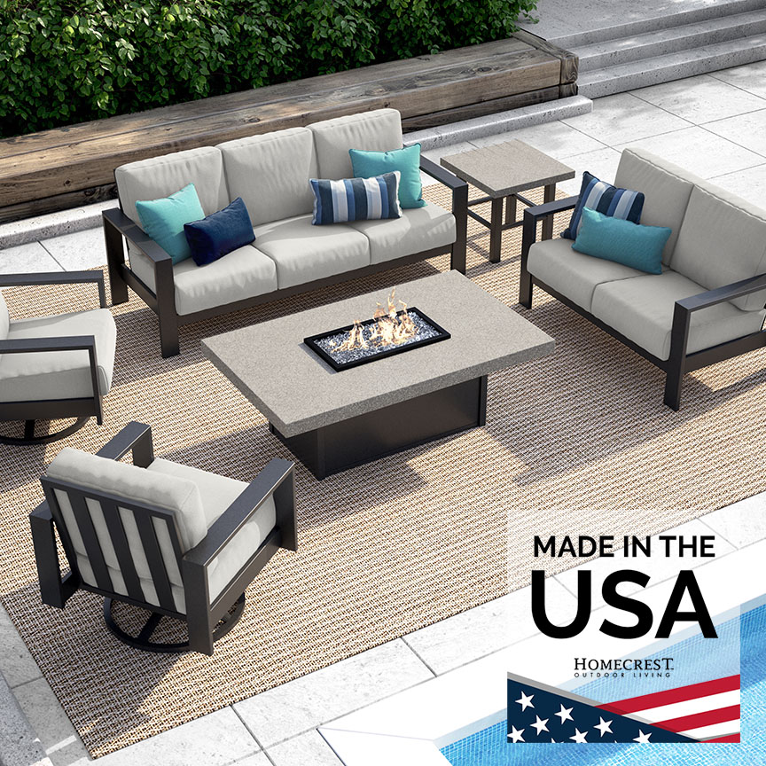 Homecrest Blair Cushion Aluminum Lifestyle 1