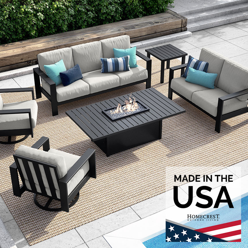 Homecrest Blair Cushion Aluminum Lifestyle 2