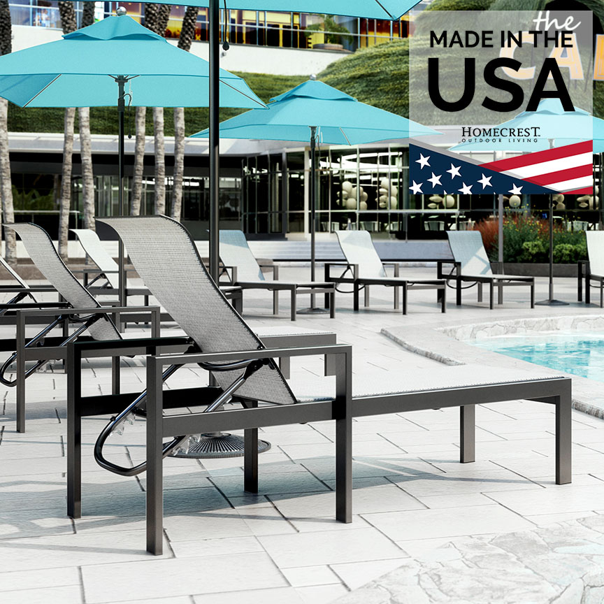 Homecrest Blair Sling Aluminum Lifestyle 4