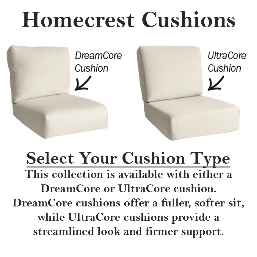 Homecrest Cushions DreamCore Vs UltraCore