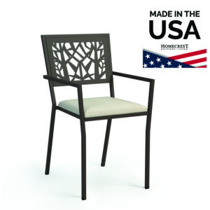 Homecrest Echo Dining Chair Cushion Steel Metal 9437P