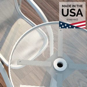 Homecrest Mesh Tables Aluminum Lifestyle 1