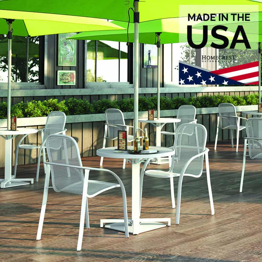 Homecrest Mesh Tables Aluminum Lifestyle 2