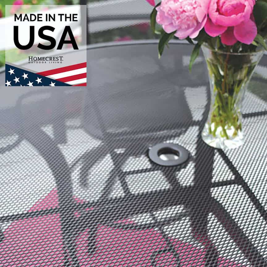Homecrest Mesh Tables Aluminum Lifestyle 3