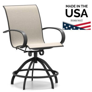 Homecrest Harbor Swivel Rocker Balcony Stool Sling 32781