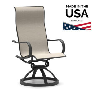 Homecrest Holly Hill Sling High Back Swivel Rocker 2A980