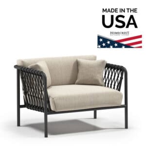 Homecrest Rowan Club Chair Nightfall Graphite 96380