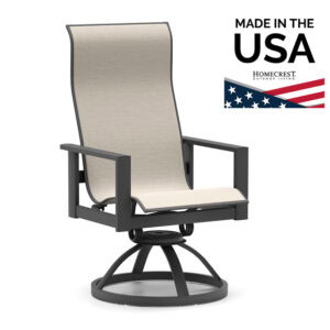 Homecrest Elements Sling High Back Swivel Rocker 51980