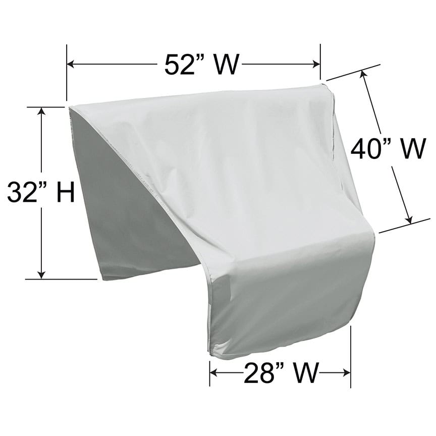 PFC406L Treasure Garden Modular Wedge Left End Cover Dimensions