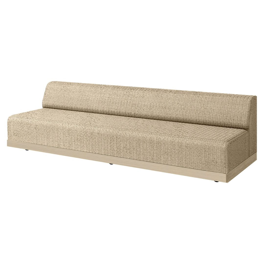 Ebel Grande Padded 105 Sofa Section Barley-Flax