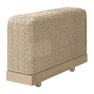 Ebel Grande Padded Armrest Section (1 Pc) Barley-Flax