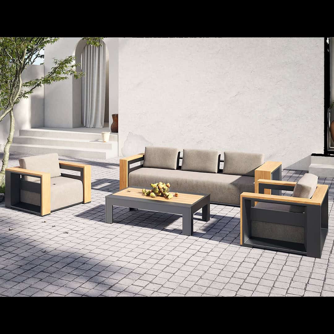 Mode Tahoe 4 Piece Sofa Set Lifestyle 1